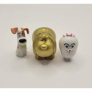 Secret Life of Pets Series 1 Mini Figures set of 3 -Gidget, Golden Duke, Max
